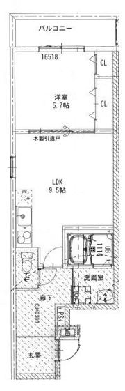 Casa d’oro清水丘の間取り画像