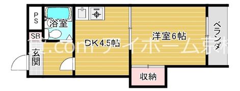 リブレ放出東の間取り画像