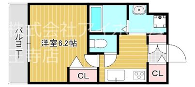 プレミアムコート天王寺EASTの間取り画像