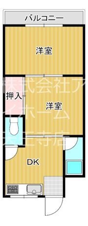 きくやマンションの間取り画像