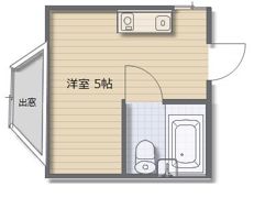 菅栄町レディースマンションの間取り画像