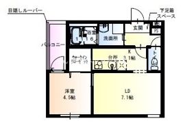 フジパレス新森III番館の間取り画像