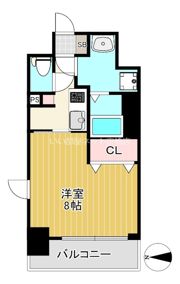 レジュールアッシュ梅田NEXの間取り画像