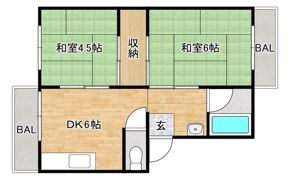 新森パークハイツの間取り画像