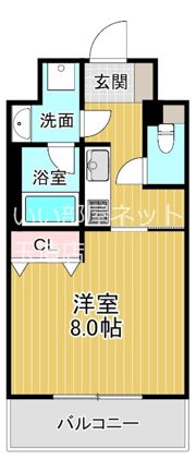 グランディール大今里の間取り画像