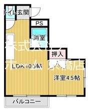 今福白樺ハイツの間取り画像