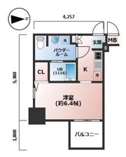 アドバンス上町台プレジールの間取り画像