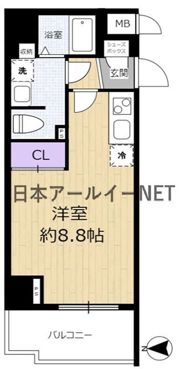 ララプレイス四天王寺夕陽ヶ丘の間取り画像
