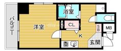ラナップスクエア南森町の間取り画像