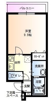 フジパレス 中加賀屋II番館の間取り画像