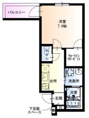 フジパレス中加賀屋VI番館の間取り画像