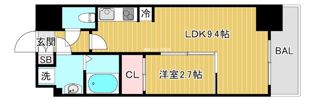 セレーノ南森町の間取り画像
