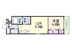 フジパレス長原ノースの間取り画像