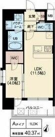 スプランディッド中之島DUEの間取り画像