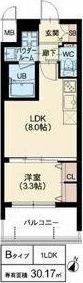 スプランディッド中之島DUEの間取り画像