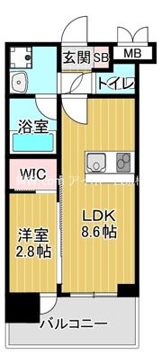 セレニテ中崎町リアンの間取り画像