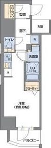 Metrosa谷町六丁目Southの間取り画像