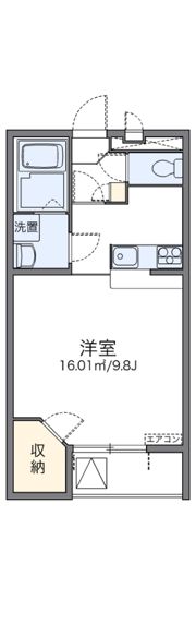 レオパレス天上野IIの間取り画像