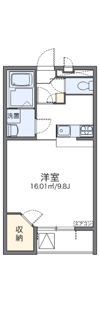 レオパレス天上野IIの間取り画像