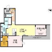 ナティ サウスの間取り画像
