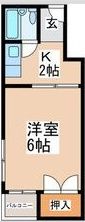 ジュネスシャトー1号館の間取り画像