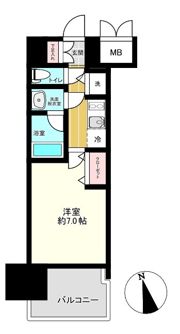 ソルテラスOSAKA EAST GATEの間取り画像
