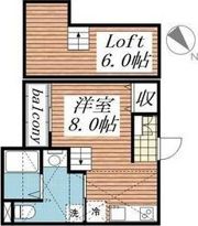 リアージュ住之江舎の間取り画像