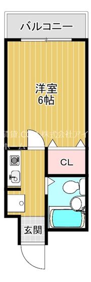 プレアール東中浜の間取り画像
