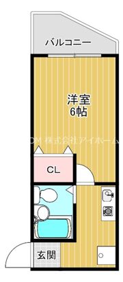 プレアール東中浜の間取り画像