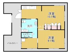 アレーズコートの間取り画像