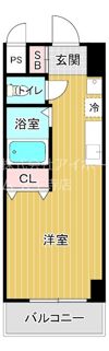 エルミタージュ難波南Vの間取り画像