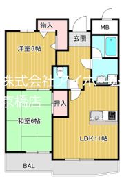 フレアコート京橋の間取り画像