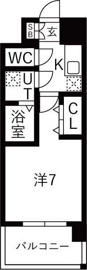 レジュールアッシュあびこの間取り画像
