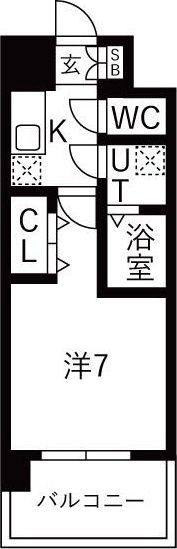 レジュールアッシュあびこの間取り画像