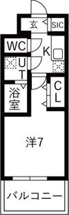 レジュールアッシュあびこの間取り画像