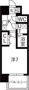 レジュールアッシュあびこの間取り画像