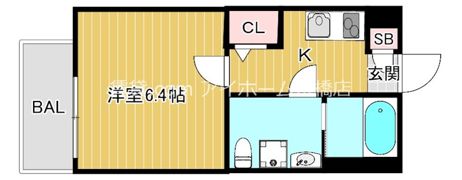 エスタージュ野江の間取り画像