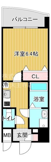 Luxe田辺の間取り画像