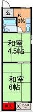 万代マンションの間取り画像