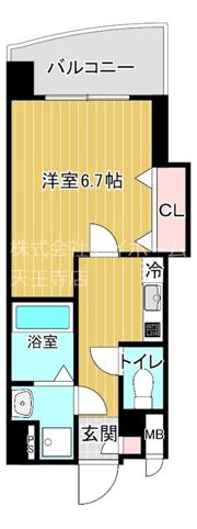Luxe田辺の間取り画像