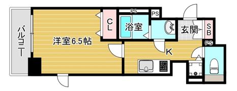 アジリア天満橋の間取り画像