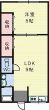 みかどマンションの間取り画像