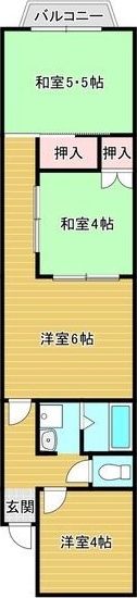 Il Sole今里駅前の間取り画像