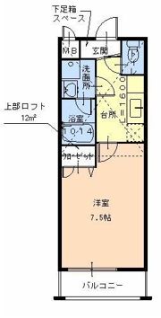 フジパレス野代の間取り画像