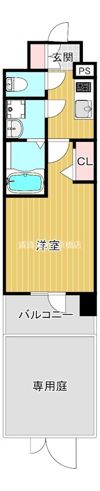 レジュールアッシュ桜宮リバーコートの間取り画像