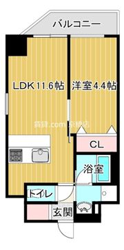プレジオ都島本通の間取り画像