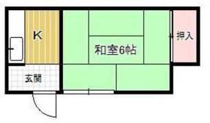 八坂荘の間取り画像