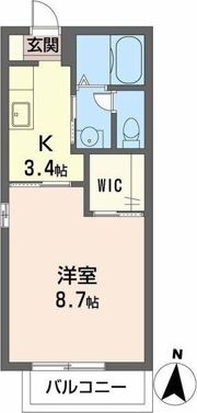 カーサベルテの間取り画像