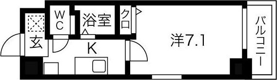 アップルガーデンコート城東の間取り画像