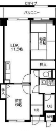 御勝山南パークトリムの間取り画像